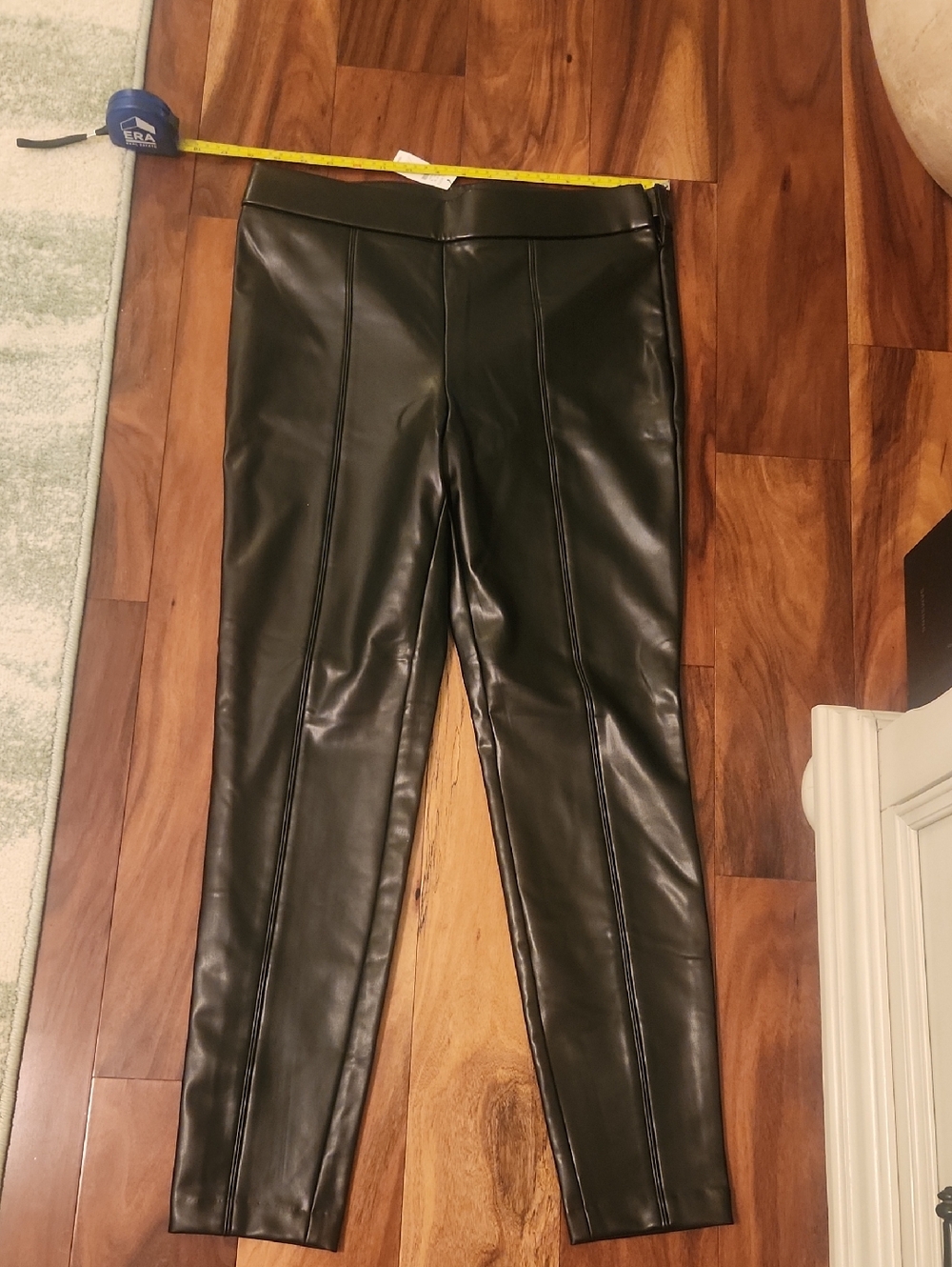 NWT Talbots Black Faux Leather Pants